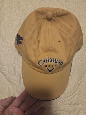Callaway Men’s Tan Baseball Cap with Navy Embroidery